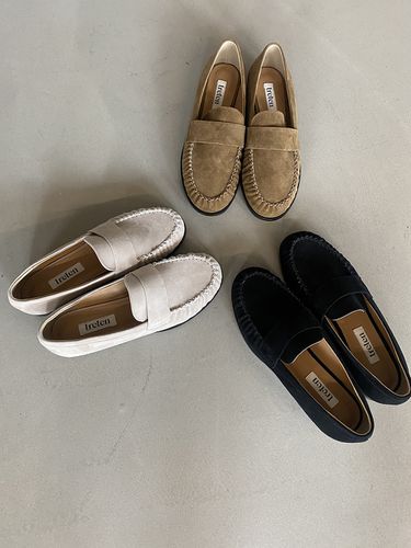 Stitch Flat Loafers - treten - Modalova