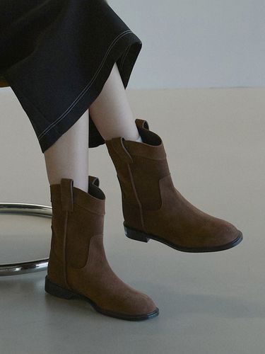 Western Ankle Boots_Brown - treten - Modalova