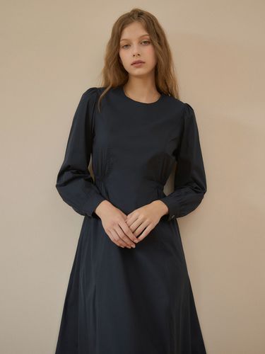 Etoile Round Dress (Navy) - vanone atelier - Modalova