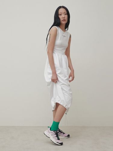 Balloon Jersey Dress_White - THREE TO EIGHTY - Modalova