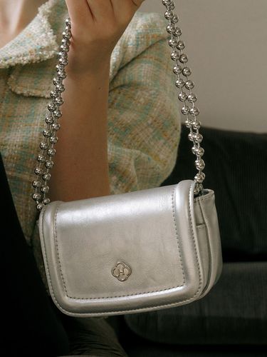 Poppy Chain Mini Bag_Silver - Heeari - Modalova