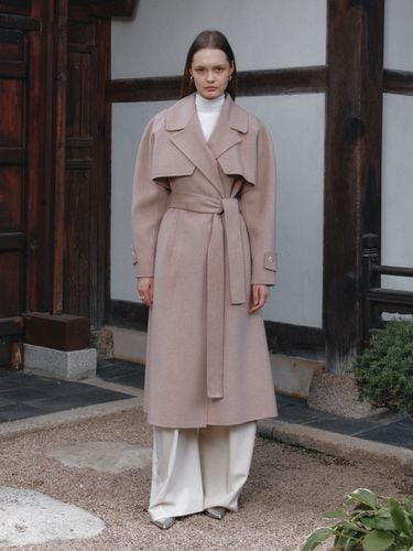 DIANA Cashmere Blended Handmade Trench Coat - MUSEE - Modalova