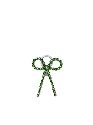 Pearl Ribbon Charm_Khaki - vunque - Modalova