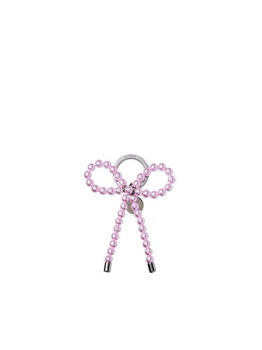 Pearl Ribbon Charm_Pink - vunque - Modalova