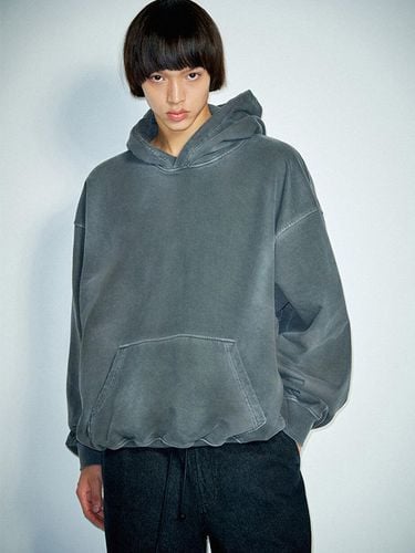 Oversized Garment-Dyed Hoodie _ - D.PRIQUE - Modalova