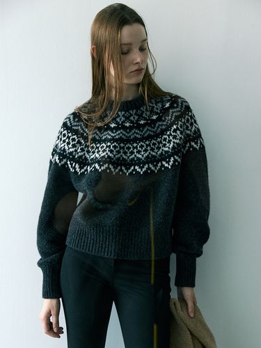 Knit] Fair Isle Pullover - FRONTROW - Modalova