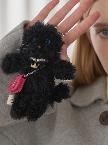 Mignon Tina Doll Keyring_Black - J.ESTINA - Modalova