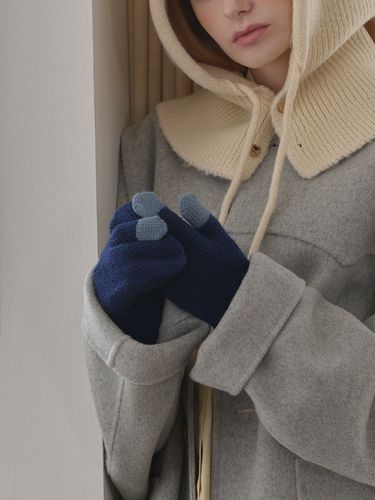 Smart Touch Gloves_Blue - J.ESTINA - Modalova