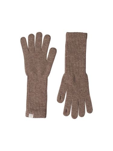 Finger Hole Basic Gloves_Brown - J.ESTINA - Modalova