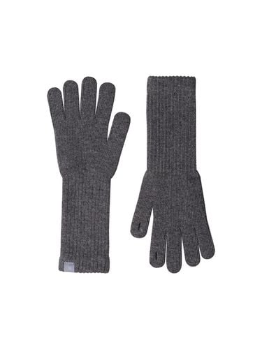 Finger Hole Basic Gloves_Grey - J.ESTINA - Modalova