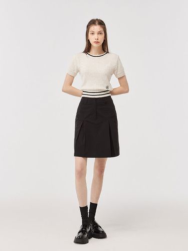 Pleats Midi Skirt _ Black - CITYBREEZE - Modalova