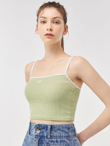 Linen Sleeveless Top _ Light Green - CITYBREEZE - Modalova