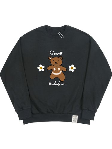 Big Bear Flower Smile Printed Sweatshirt - GRAVER - Modalova