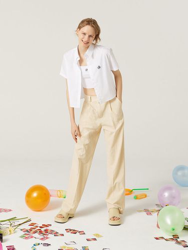 One Tuck Wide Summer Slacks - CITYBREEZE - Modalova