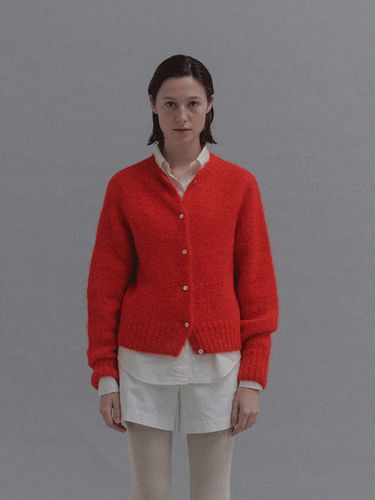 Knit Cardigan - Red - NOTHING WRITTEN - Modalova