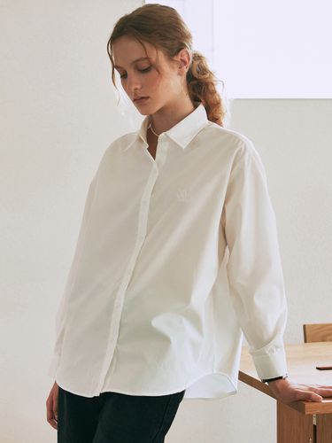 Dressy Easy Collar Shirt_White - YAN13 - Modalova