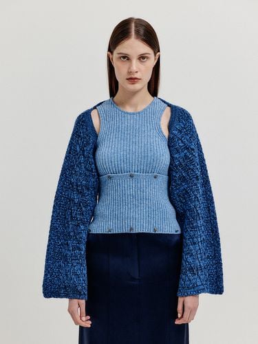 Xilissy Cable Knit Bolero Cardigan - EENK - Modalova