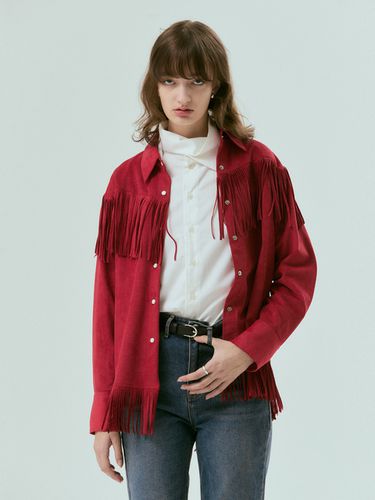 Western Suede Shirts_Red - SILN - Modalova