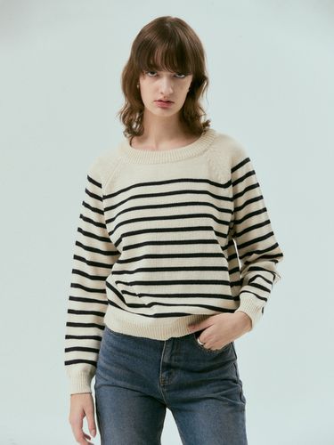 Raglan Stripe Knit - SILN - Modalova