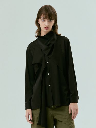 Scarf Blouse_Black - SILN - Modalova