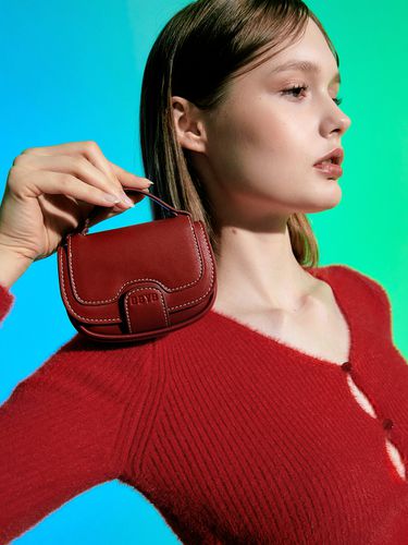 BEI Saddle Micro Mini Bag_Deep Red - BBYB - Modalova