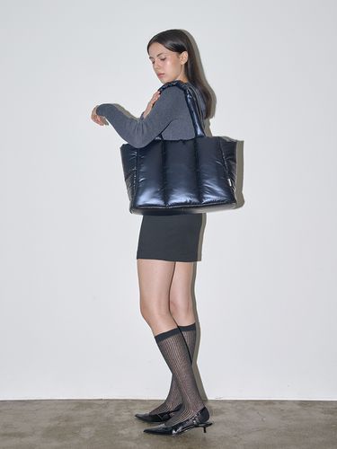 Bubbly Shoulder Bag_Black Navy - ALKI ALKA - Modalova