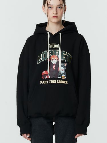 Fast Food X Red Panda Baby Cat Hoodie [] - COQUET - Modalova