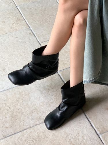 Shirring Ankle Boots_3 Colors - the JOHI - Modalova