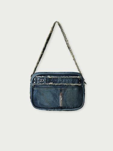 Rough Cutting Denim Shoulder Bag _ - YUSE - Modalova