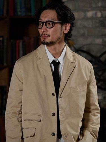 Washed Chino Blazer _ Beige - TLEYOUNG - Modalova