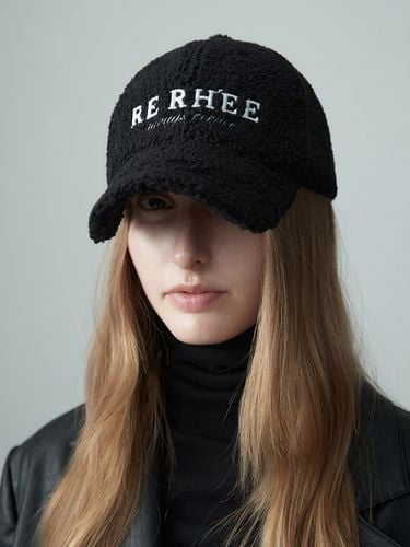 Signature Logo Shearing Cap_Black - RE RHEE - Modalova