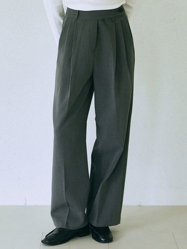 Minimal Wide Pants_Gray - YAN13 - Modalova