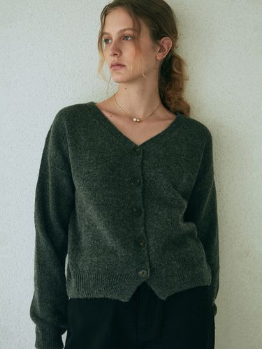 Modern Symbol Cardigan_Charcoal - YAN13 - Modalova