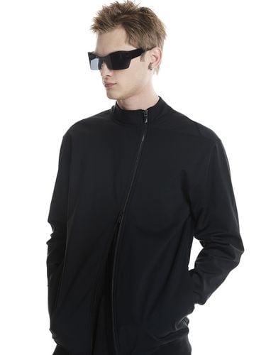 Slim Track Zip-Up Jacket (Black) - DGNAK12 - Modalova