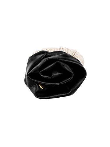 J.Rosa Leather Hair Scrunchie _ - J.ESTINA - Modalova