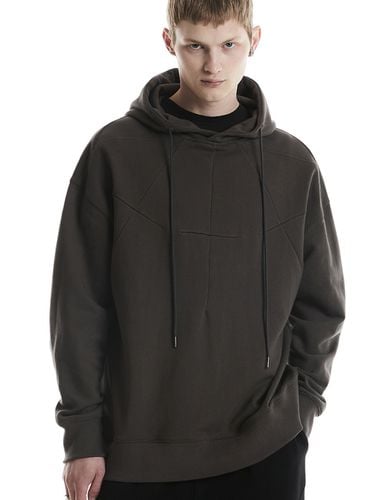 Cross Darts Over Fit Hoodie Shirt () - DGNAK12 - Modalova