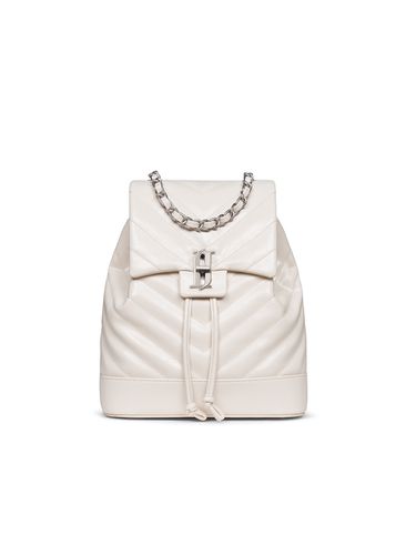 Minon Small Flap Backpack _ White - J.ESTINA - Modalova