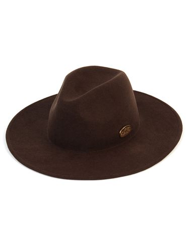 Wool Fedora - Brown - Universal chemistry - Modalova