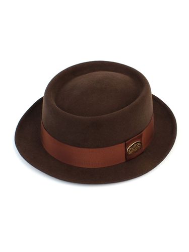 Very Short Banded Wool Fedora - Universal chemistry - Modalova