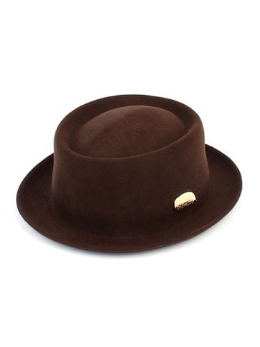 Very Short Wool Fedora - Brown - Universal chemistry - Modalova