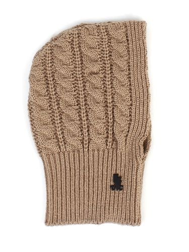 Twist Knit Balaclava - Beige - Universal chemistry - Modalova