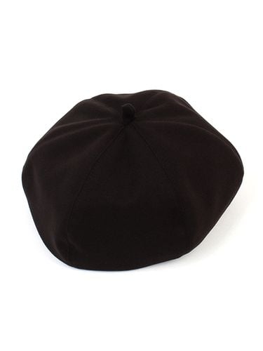 Soft Wool Round Beret - Black - Universal chemistry - Modalova