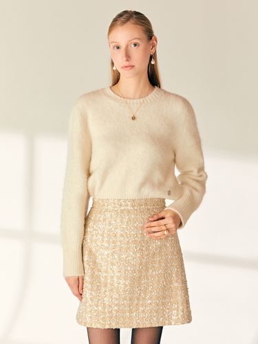 Aidy Round Neck Alpaca Wool Knit Top - BAU by Bride And You - Modalova