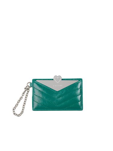 Mignon Mirror Card Wallet _ Green - J.ESTINA - Modalova