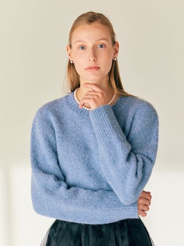 Aidy Round Neck Alpaca Wool Knit Top () - BAU by Bride And You - Modalova