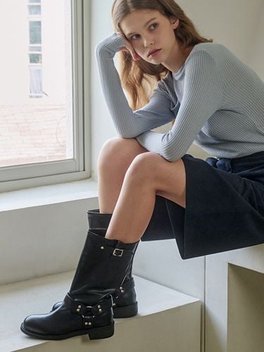 Caval Middle Biker Boots - AVISPA - Modalova