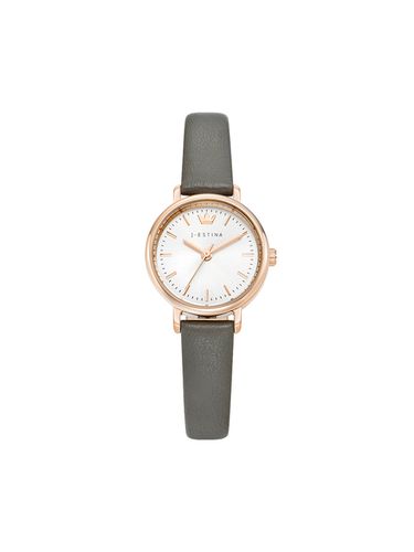 Amico Leather Watch - J.ESTINA - Modalova