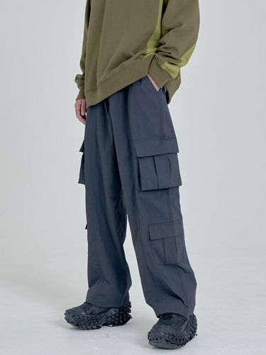 Utility Nylon Cargo Pant - Charcoal - inexcis - Modalova