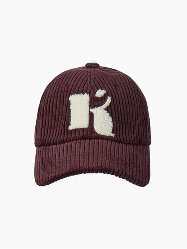 Corduroy Boucle Logo Ball Cap - KUME - Modalova