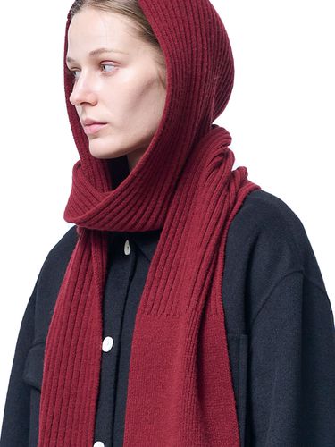 Machalu Hood Scarf_Burgundy - PUBLICKA X - Modalova